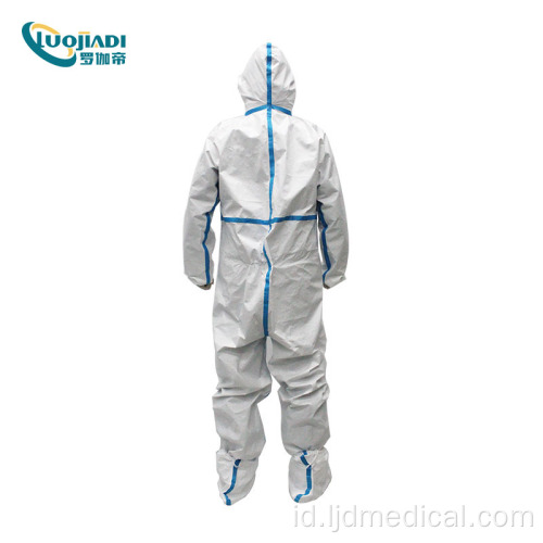 Coverall pakaian pelindung medis tahan air steril